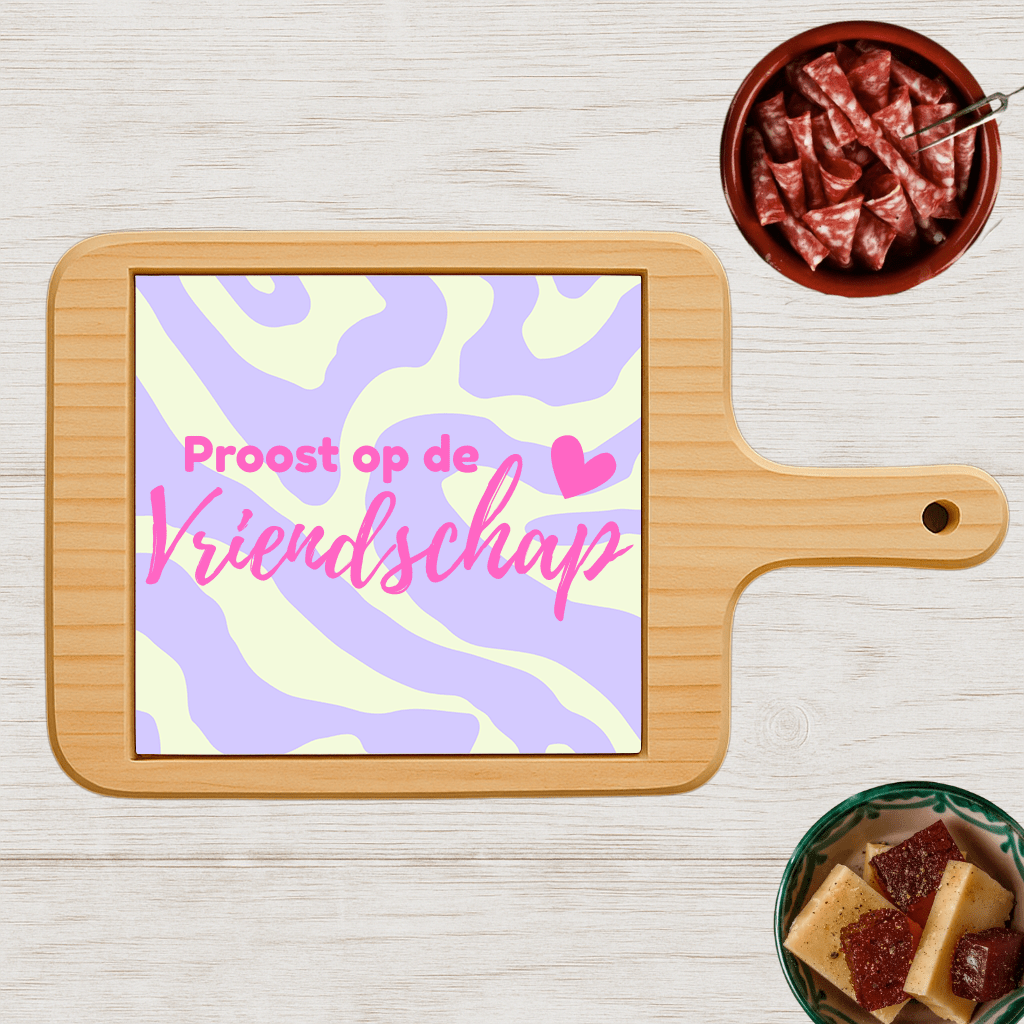 Borrelplank - Proost op de Vriendschap - Printazzy