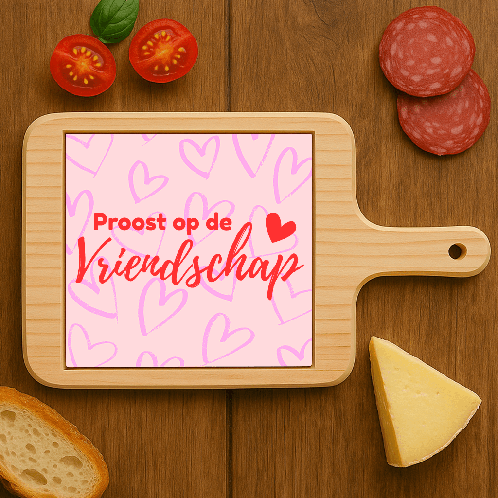 Borrelplank - Proost op de Vriendschap - Printazzy