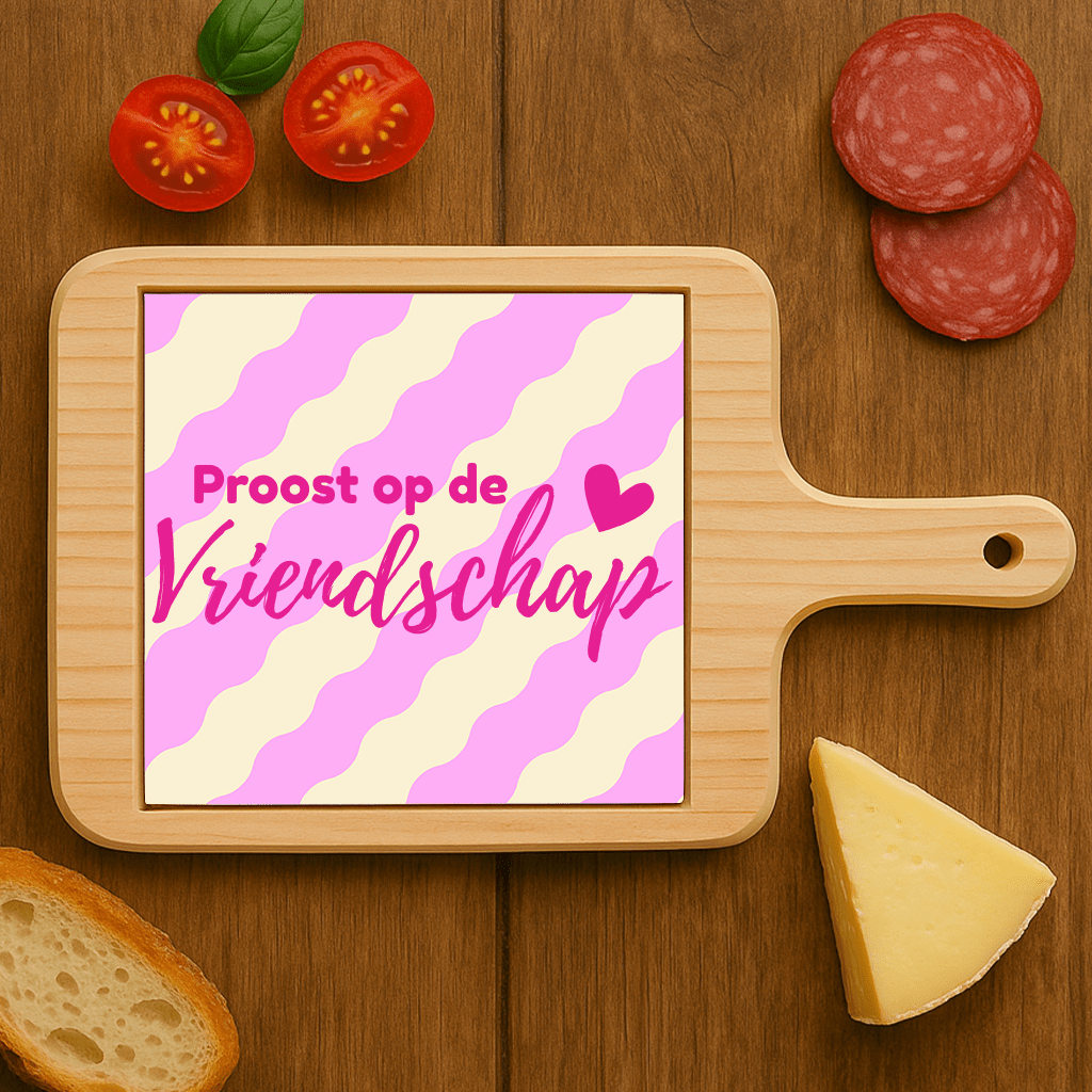 Borrelplank - Proost op de Vriendschap - Printazzy