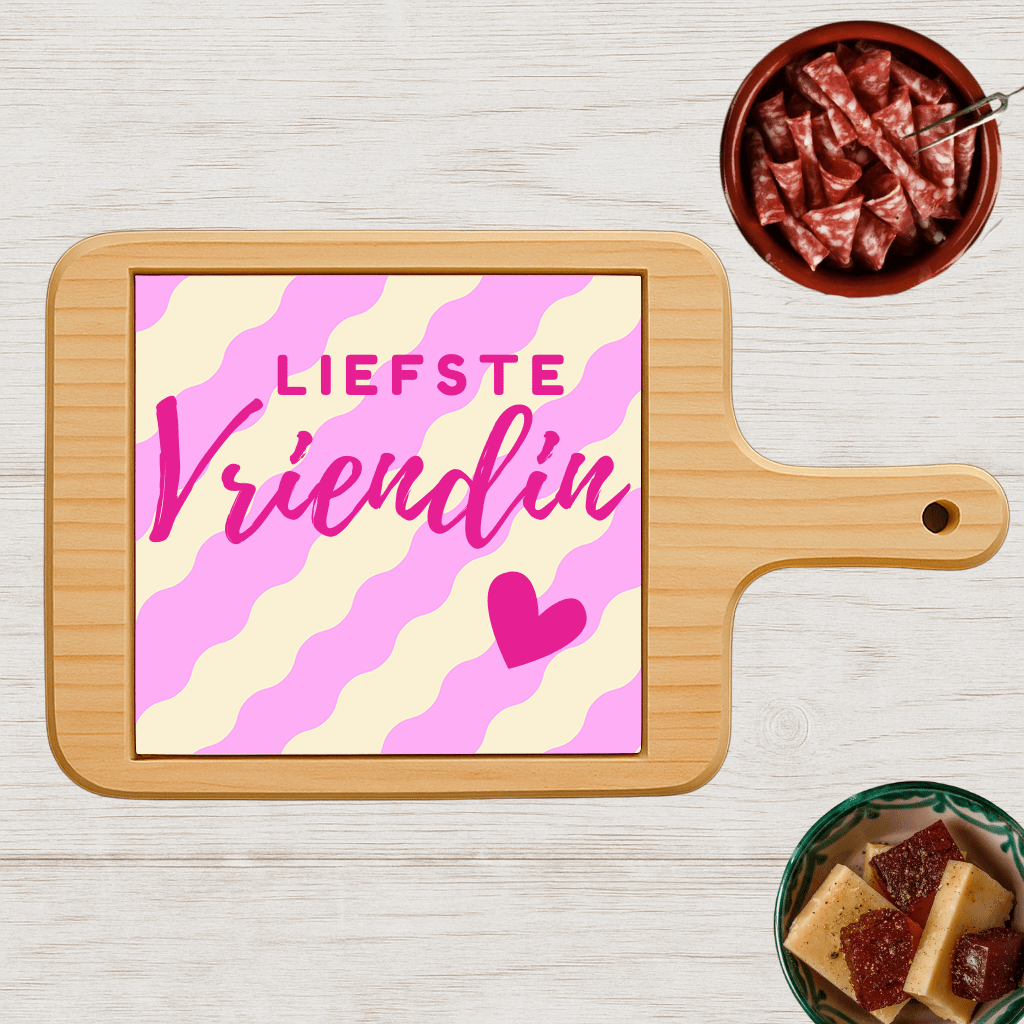 Borrelplank met Tekst - Liefste Vriendin - Printazzy