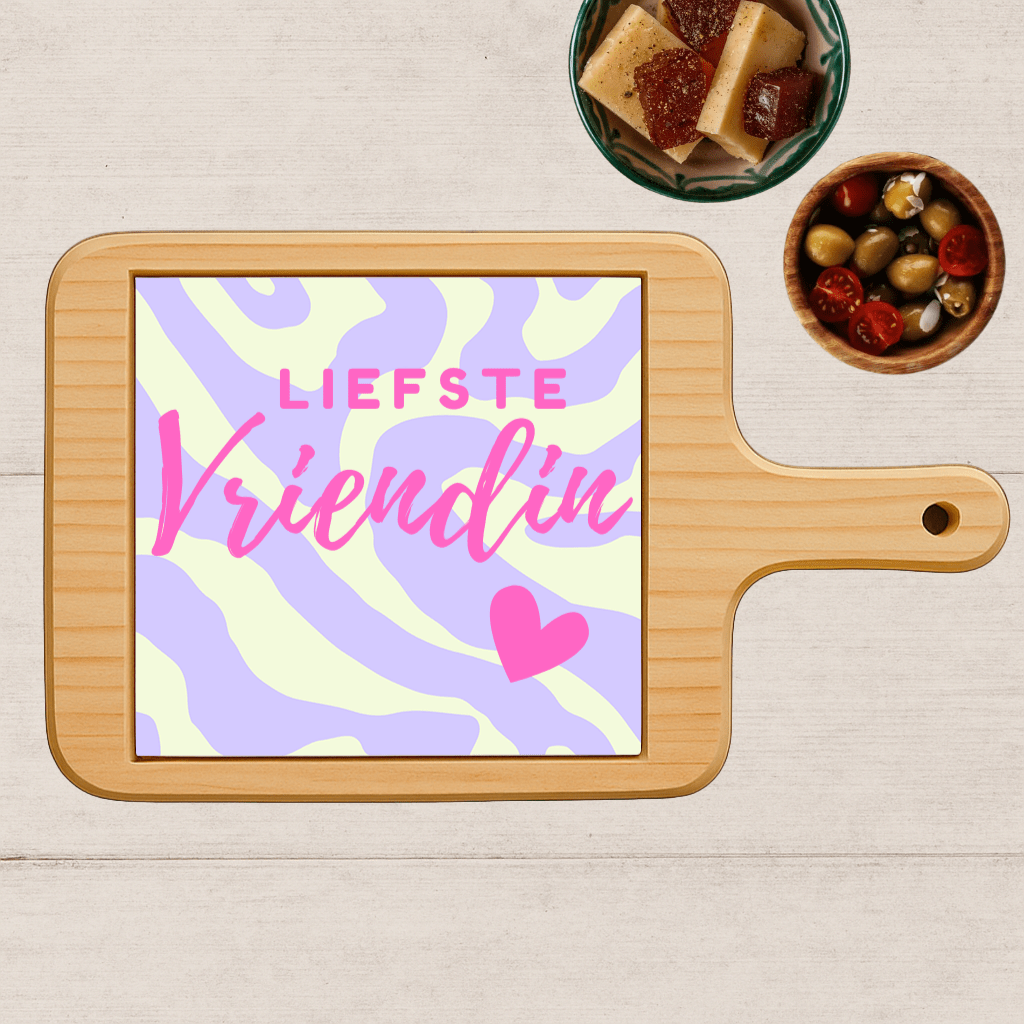 Borrelplank met Tekst - Liefste Vriendin - Printazzy