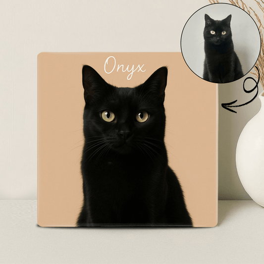 Huisdier Portret Naam - Zonder accessoires - Printazzy