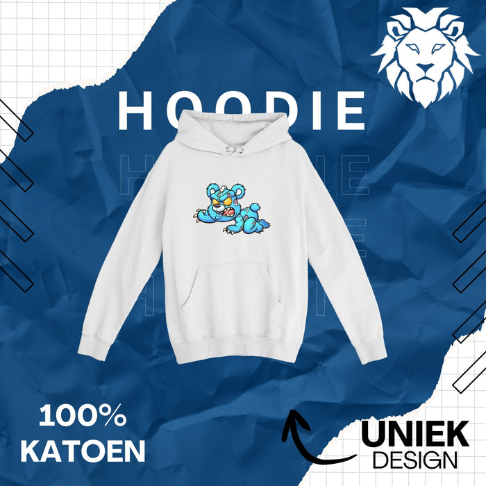 Hoodie Kruipende en Boze Blauwe Beer