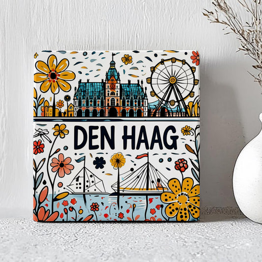 Tegeltje Den Haag | Handgetekend Ontwerp