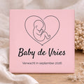 Geboorte Tegel - Baby Verwacht Gepersonaliseerd