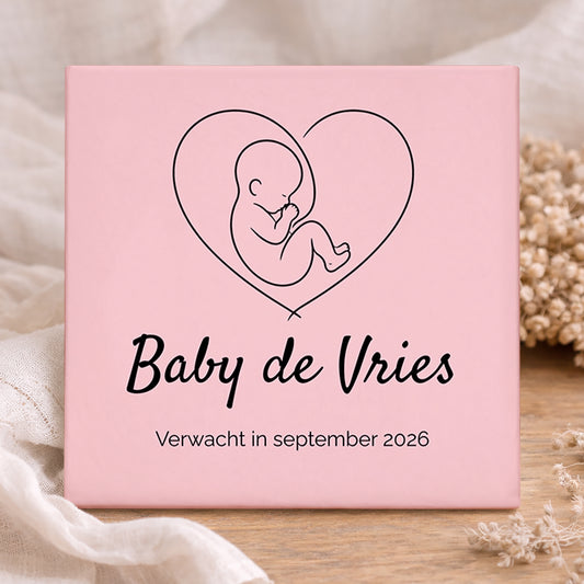 Geboorte Tegel - Baby Verwacht Gepersonaliseerd