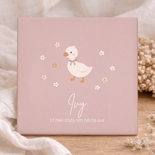 Geboorte Tegel - Bosdieren Gans Gepersonaliseerd