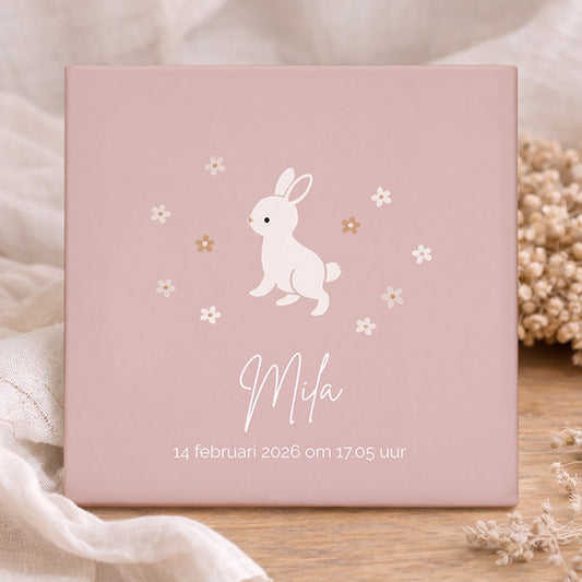 Geboorte Tegel - Bosdieren Konijn Gepersonaliseerd