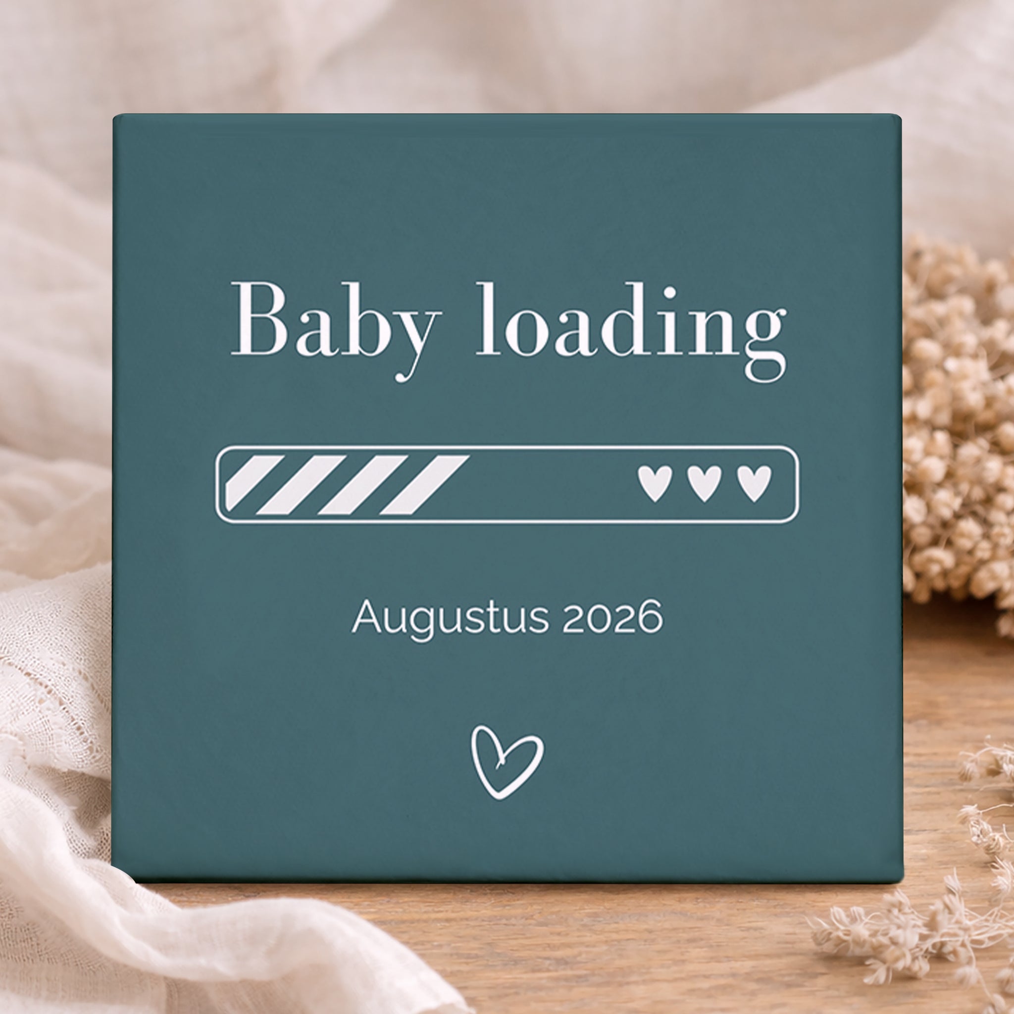 Geboorte Tegel - Gepersonaliseerde Aankondiging Baby Loading