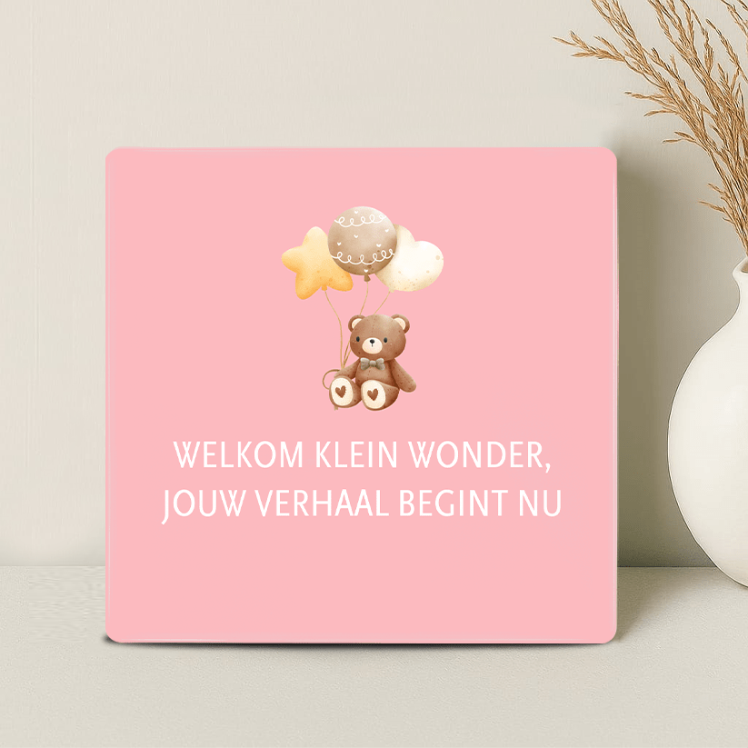 Geboorte Tegel - Welkom klein wonder. Jouw verhaal begint nu