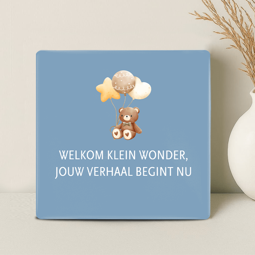 Geboorte Tegel - Welkom klein wonder. Jouw verhaal begint nu