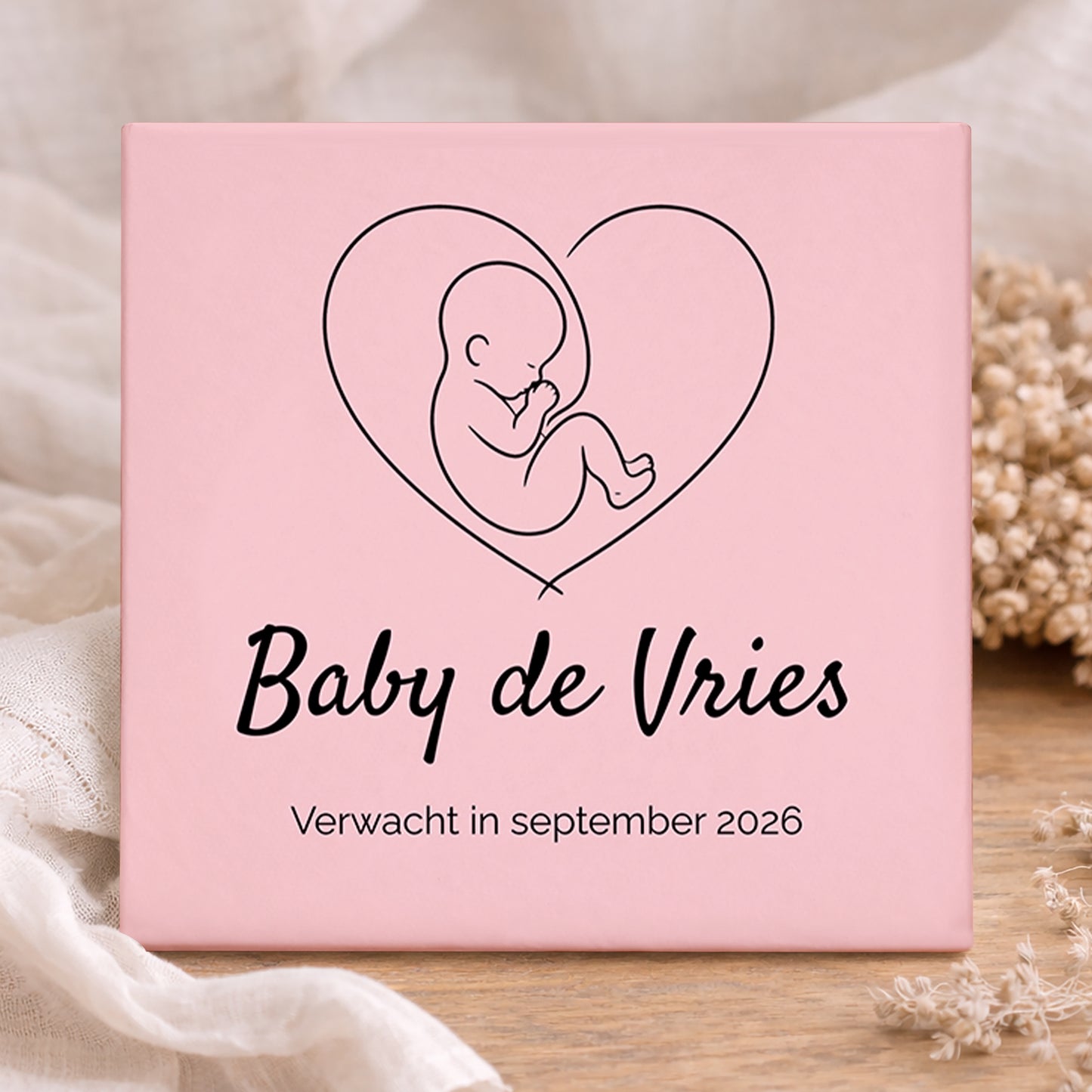 Geboorte Tegel - Baby Verwacht Gepersonaliseerd