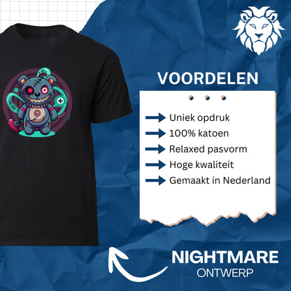 Heren T-Shirt met print Nightmare Beer