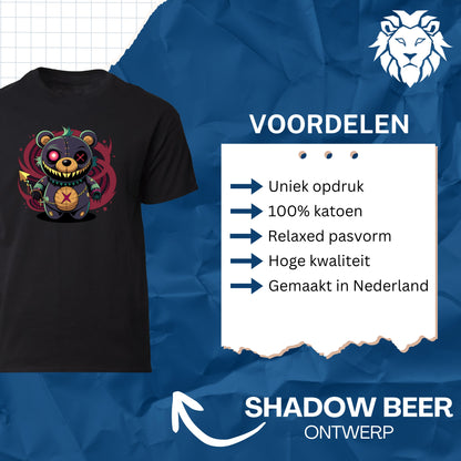 Heren T-Shirt met print Shadow Beer