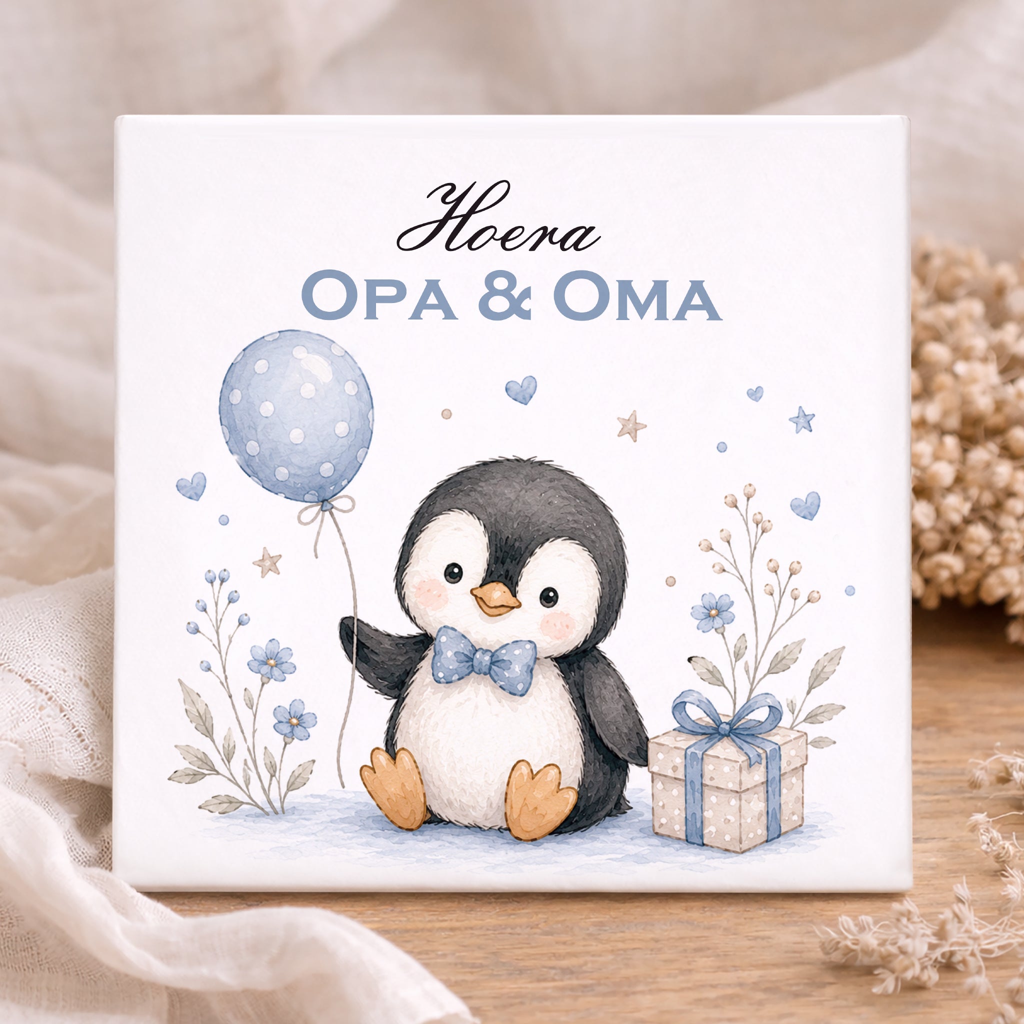 Tegel - Hoera Opa en Oma