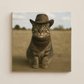 Humor Huisdier Portret - Cowboy - Printazzy