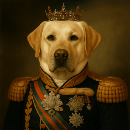 Koninklijk Huisdier Portret - De Generaal