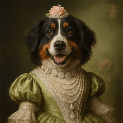 Koninklijk Huisdier Portret - De Vorstin