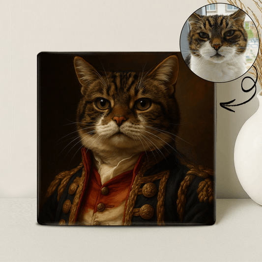 Koninklijk Huisdier Portret - De Admiraal