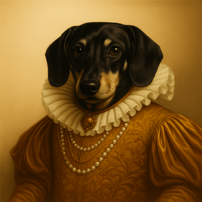 Koninklijk Huisdier Portret - De Edele