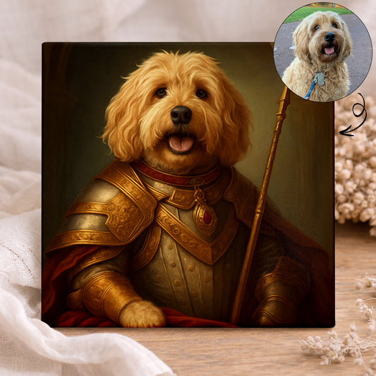 Koninklijk Huisdier Portret - De Edele Ridder