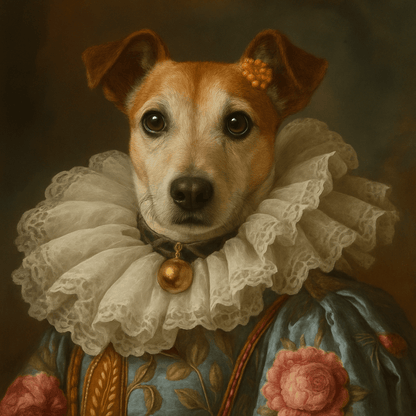 Koninklijk Huisdier Portret - De Edelvrouw