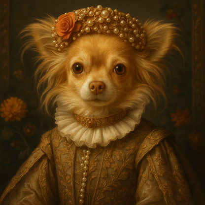 Koninklijk Huisdier Portret - De Gravin