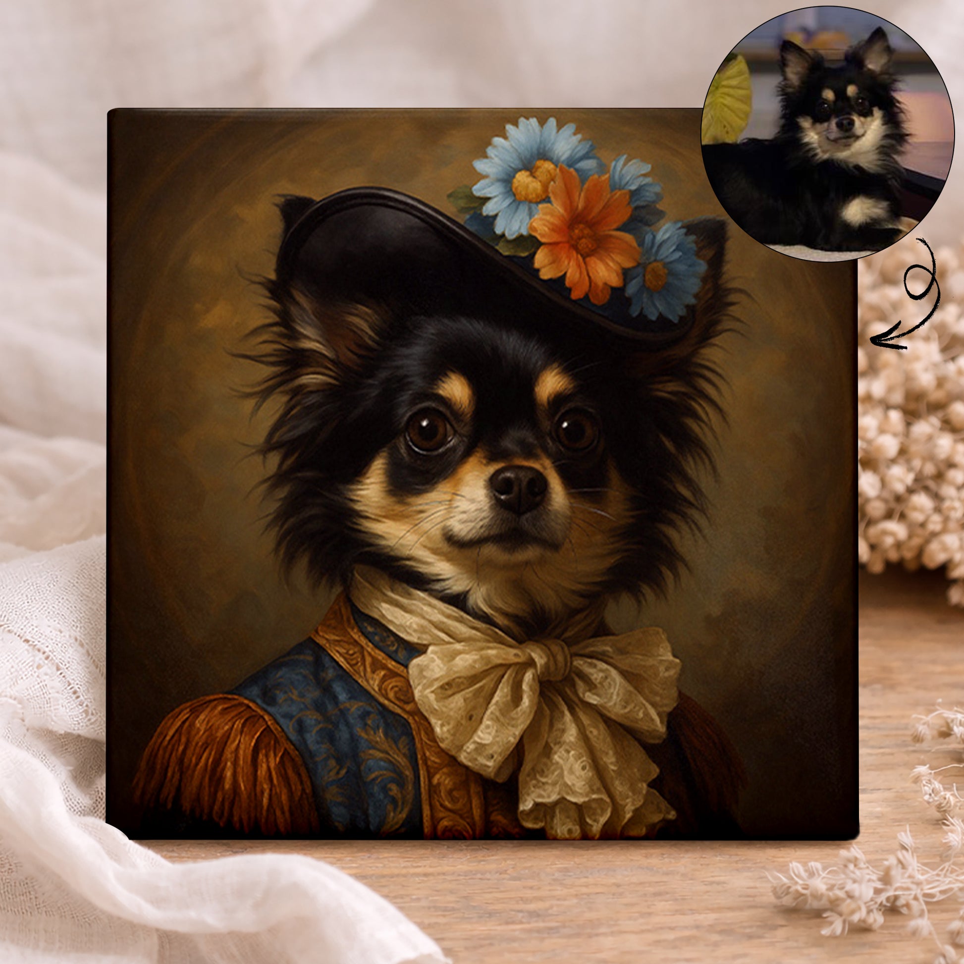 Koninklijk Huisdier Portret - De Hertog