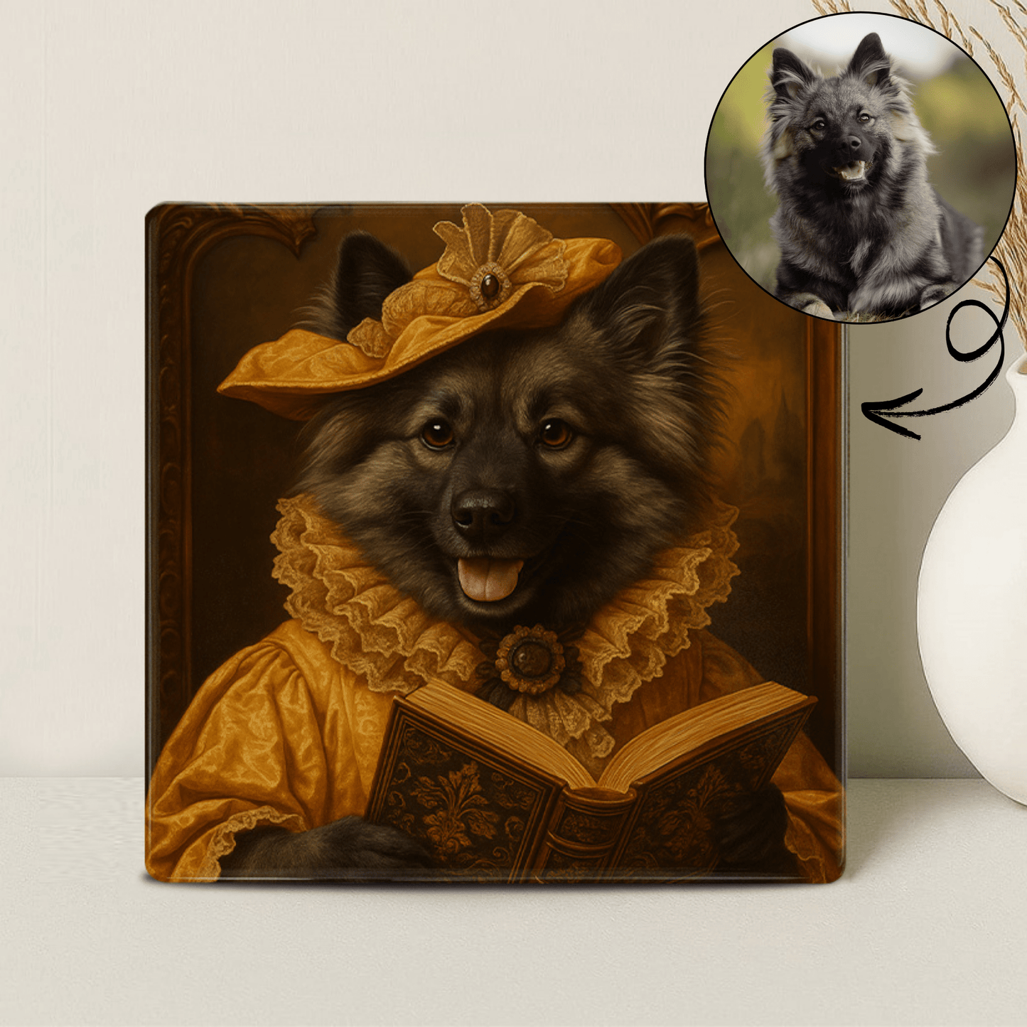 Koninklijk Huisdier Portret - De Hertogin