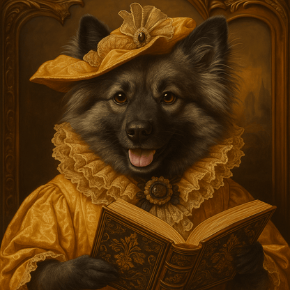 Koninklijk Huisdier Portret - De Hertogin