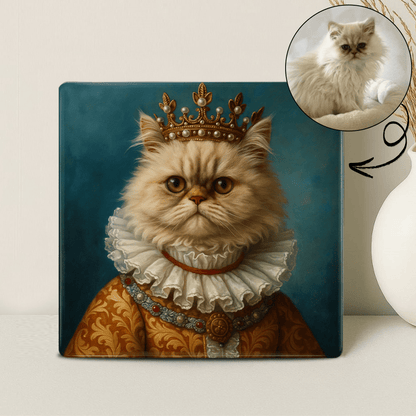 Koninklijk Huisdier Portret - De Koningin