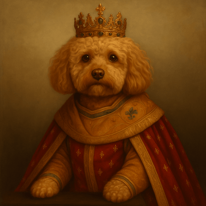 Koninklijk Huisdier Portret - De Monarch