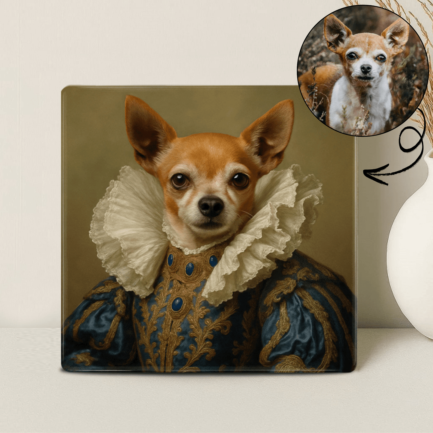 Koninklijk Huisdier Portret - De Prins