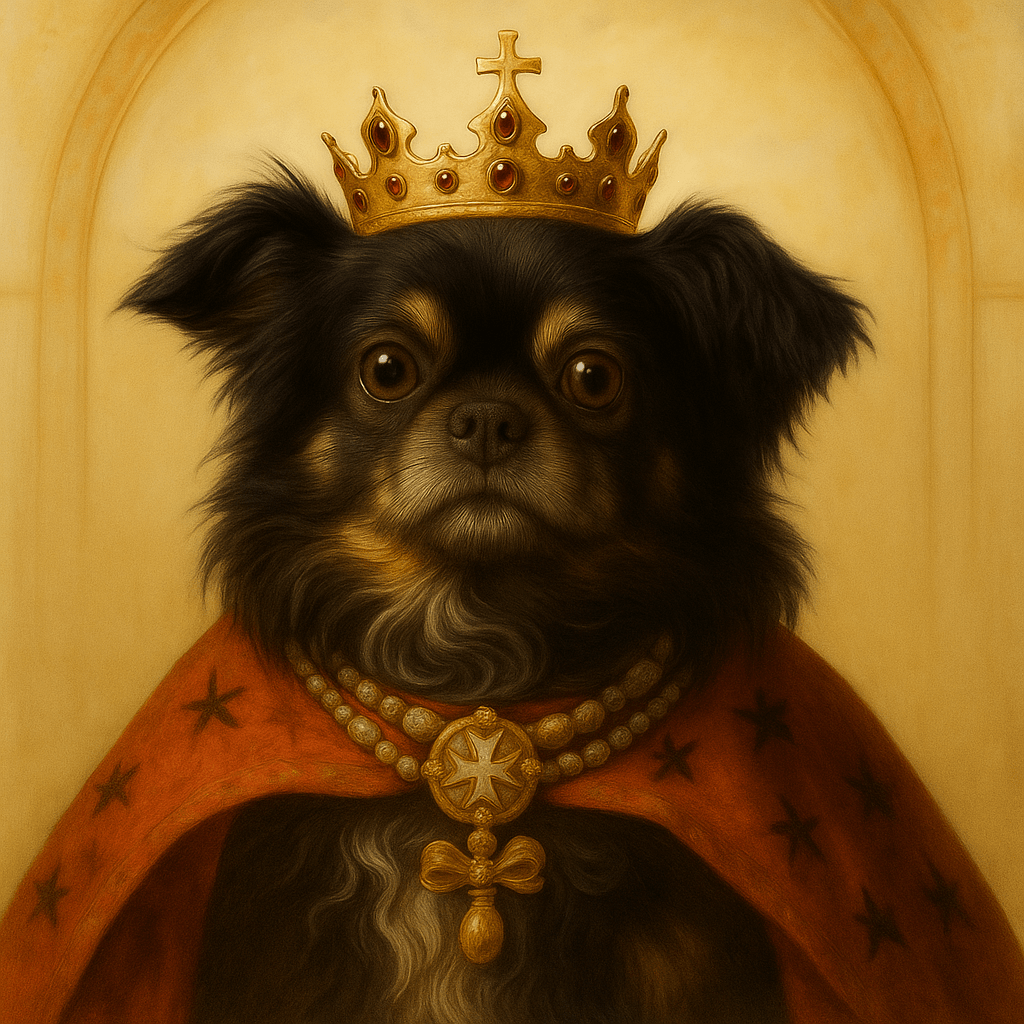 Koninklijk Huisdier Portret - Heilige Majesteit