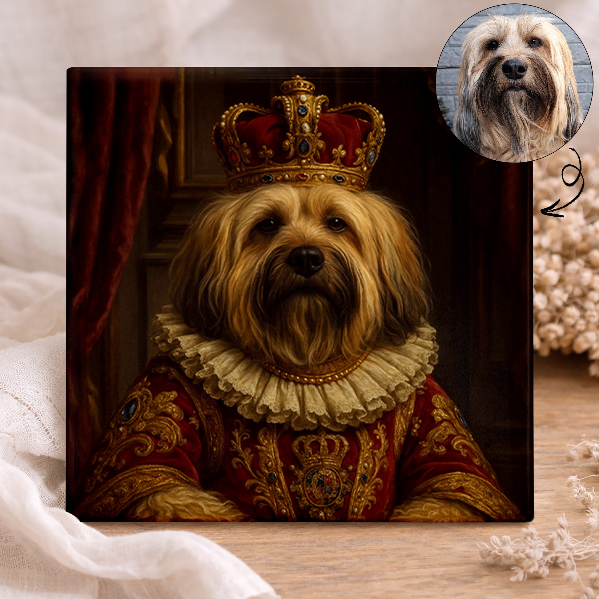 Koninklijk Huisdier Portret - Koning Leopold