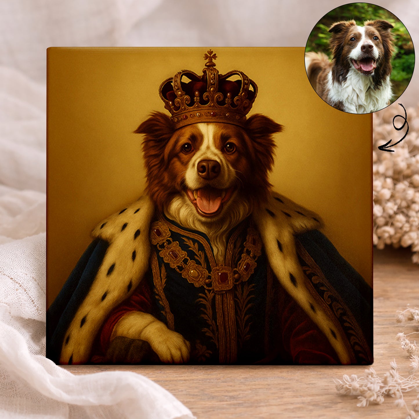 Koninklijk Huisdier Portret - Koning Philip