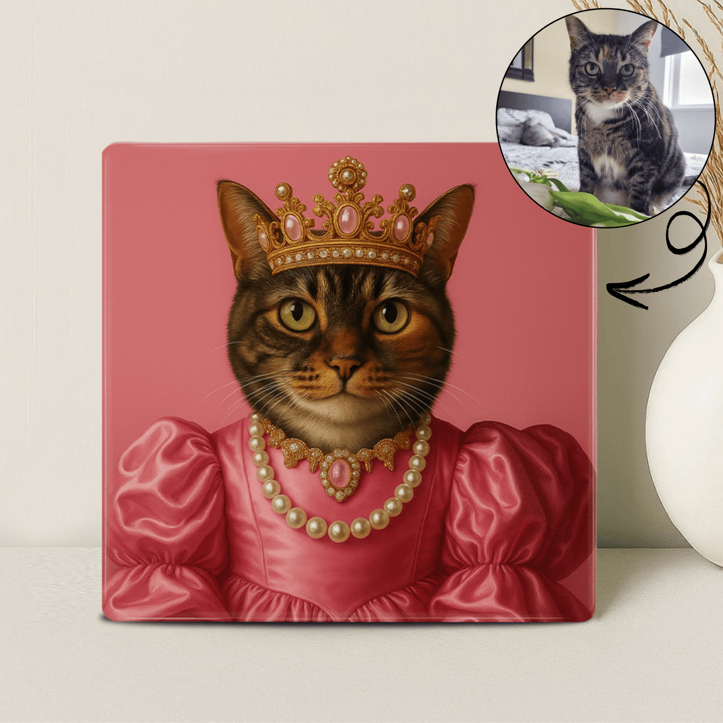 Koninklijk Huisdier Portret - Prinses Arielle