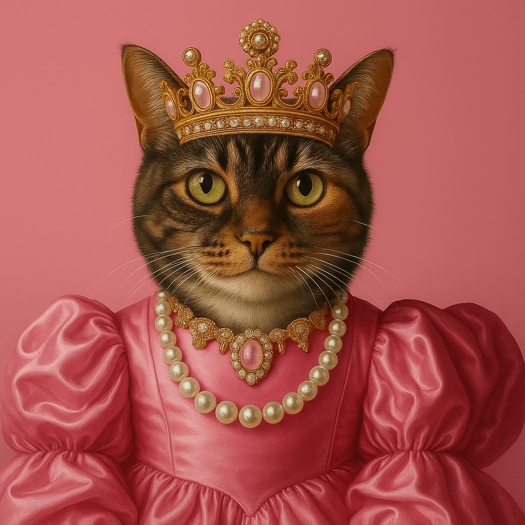 Koninklijk Huisdier Portret - Prinses Arielle