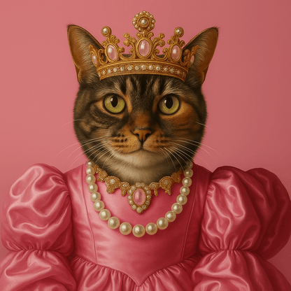 Koninklijk Huisdier Portret - Prinses Arielle