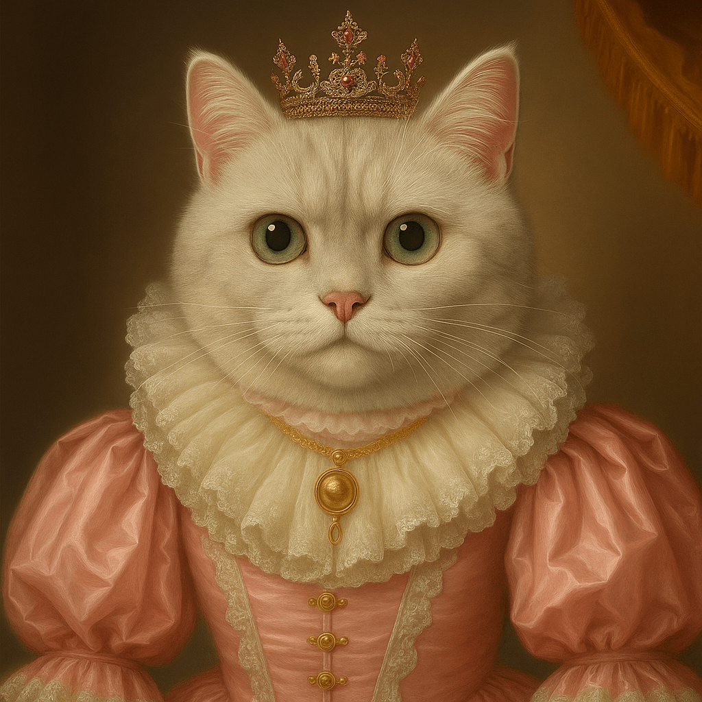 Koninklijk Huisdier Portret - Prinses Aurora