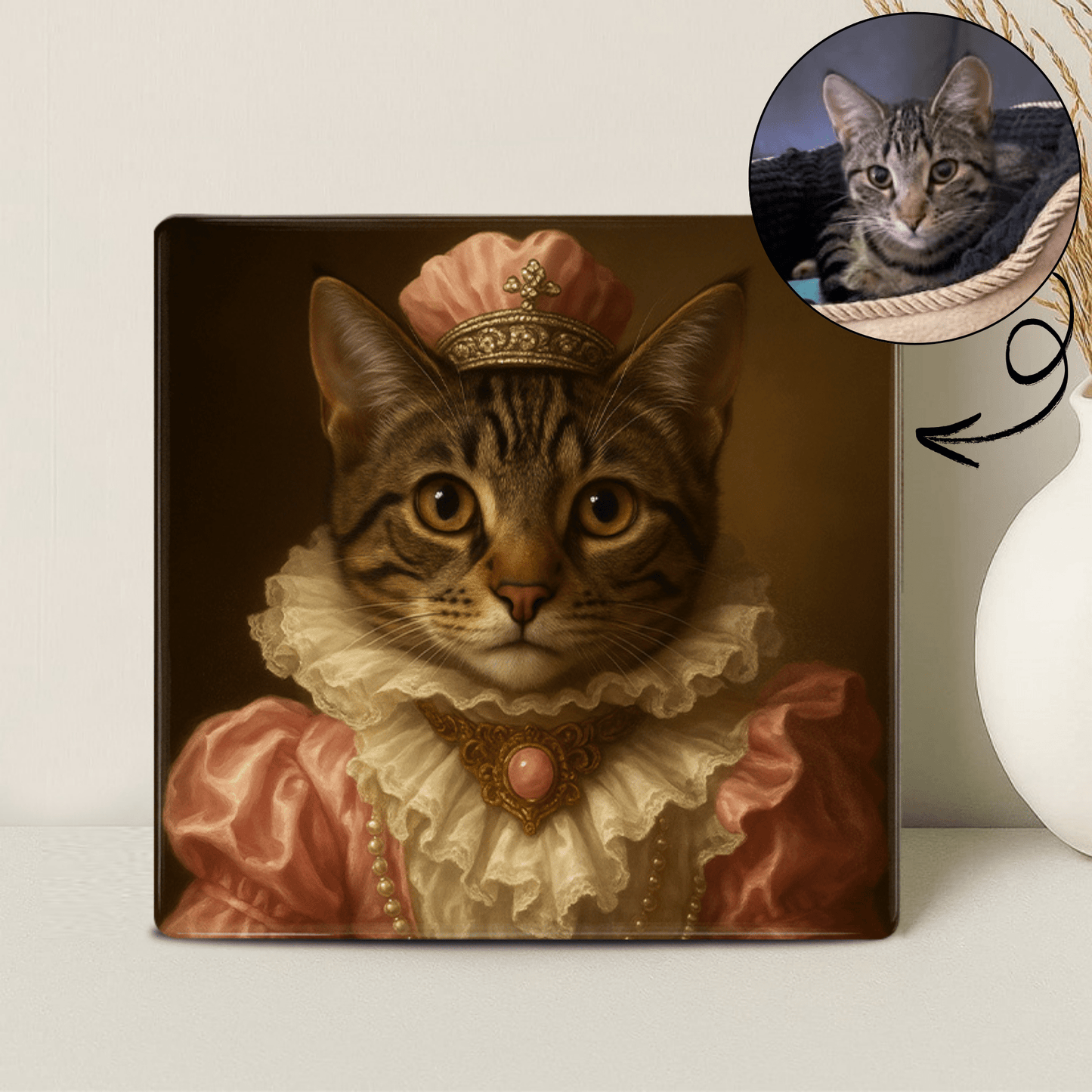 Koninklijk Huisdier Portret - Prinses Marie