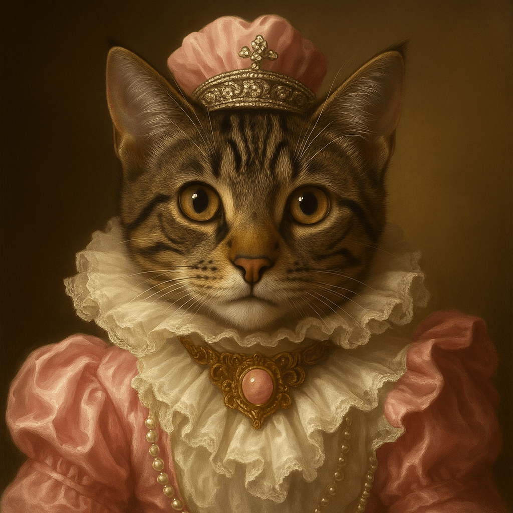 Koninklijk Huisdier Portret - Prinses Marie