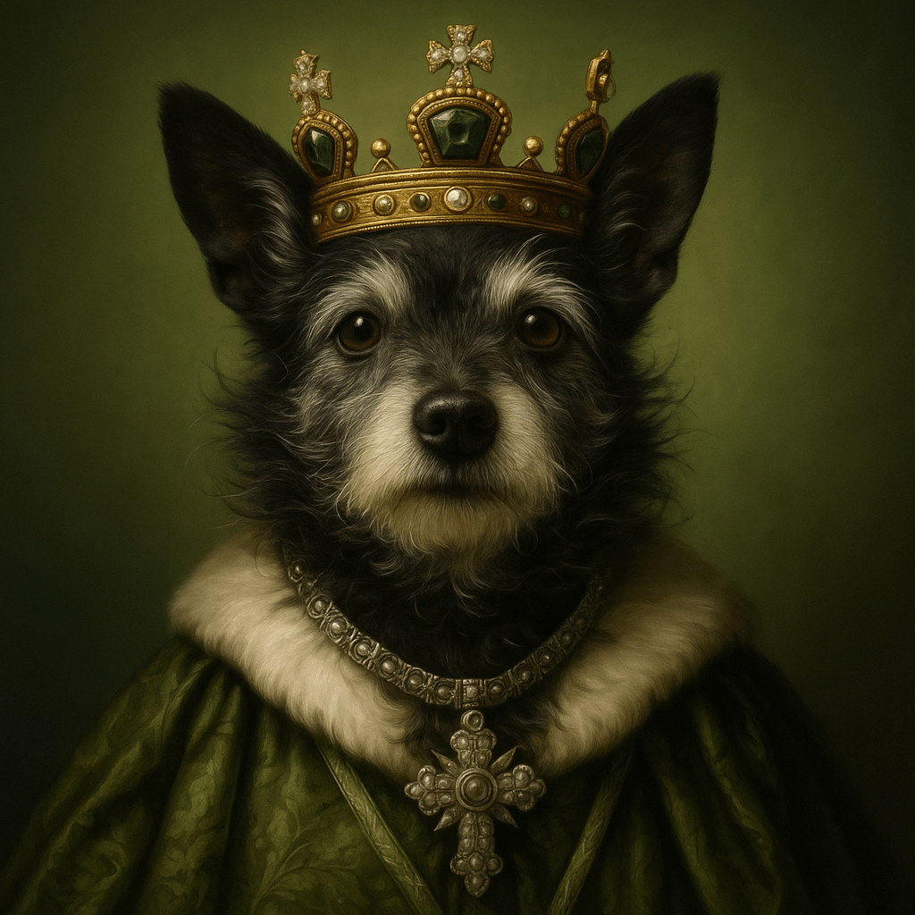 Koninklijk Huisdier Portret - Koning Hendrik