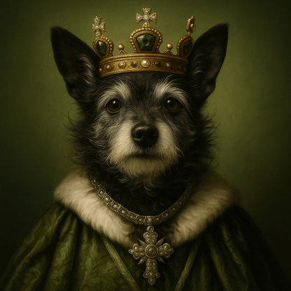 Koninklijk Huisdier Portret - Koning Hendrik