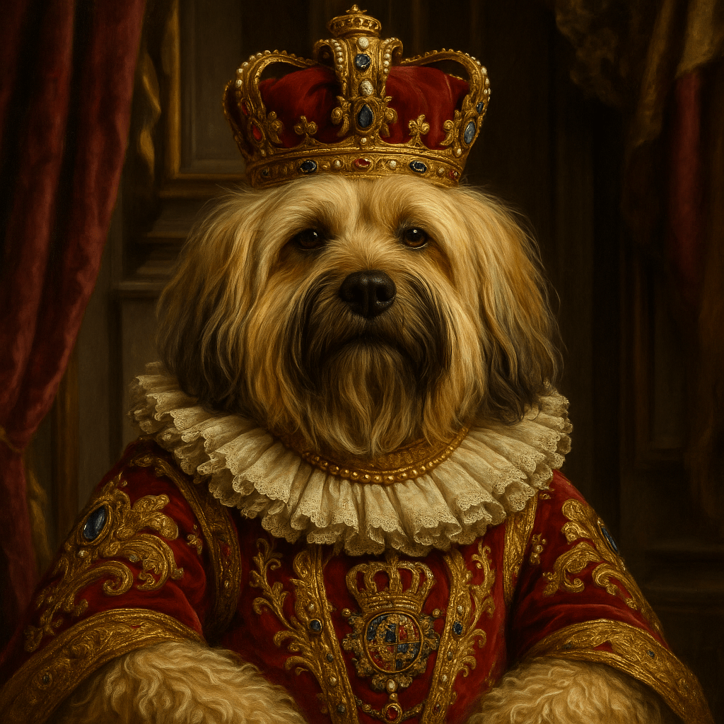 Koninklijk Huisdier Portret - Koning Leopold