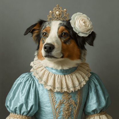 Koninklijk Huisdier Portret - Prinses Luna