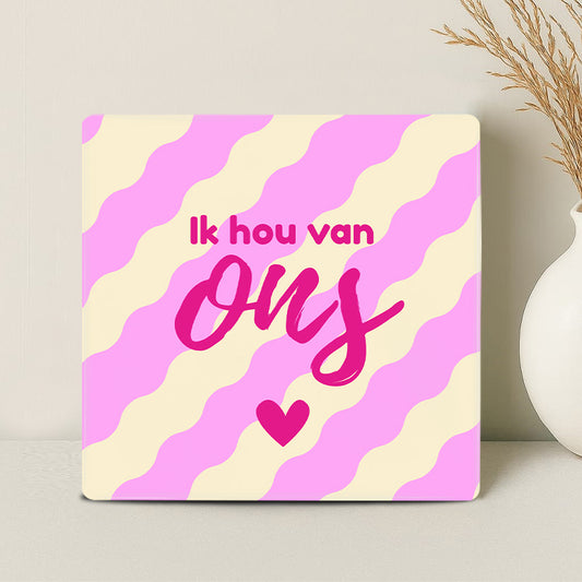Tegel - Ik hou van ons - Printazzy