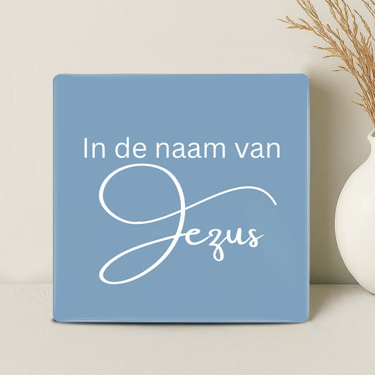 Tegel - In de naam van Jezus - Printazzy