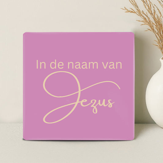 Tegel - In de naam van Jezus - Printazzy