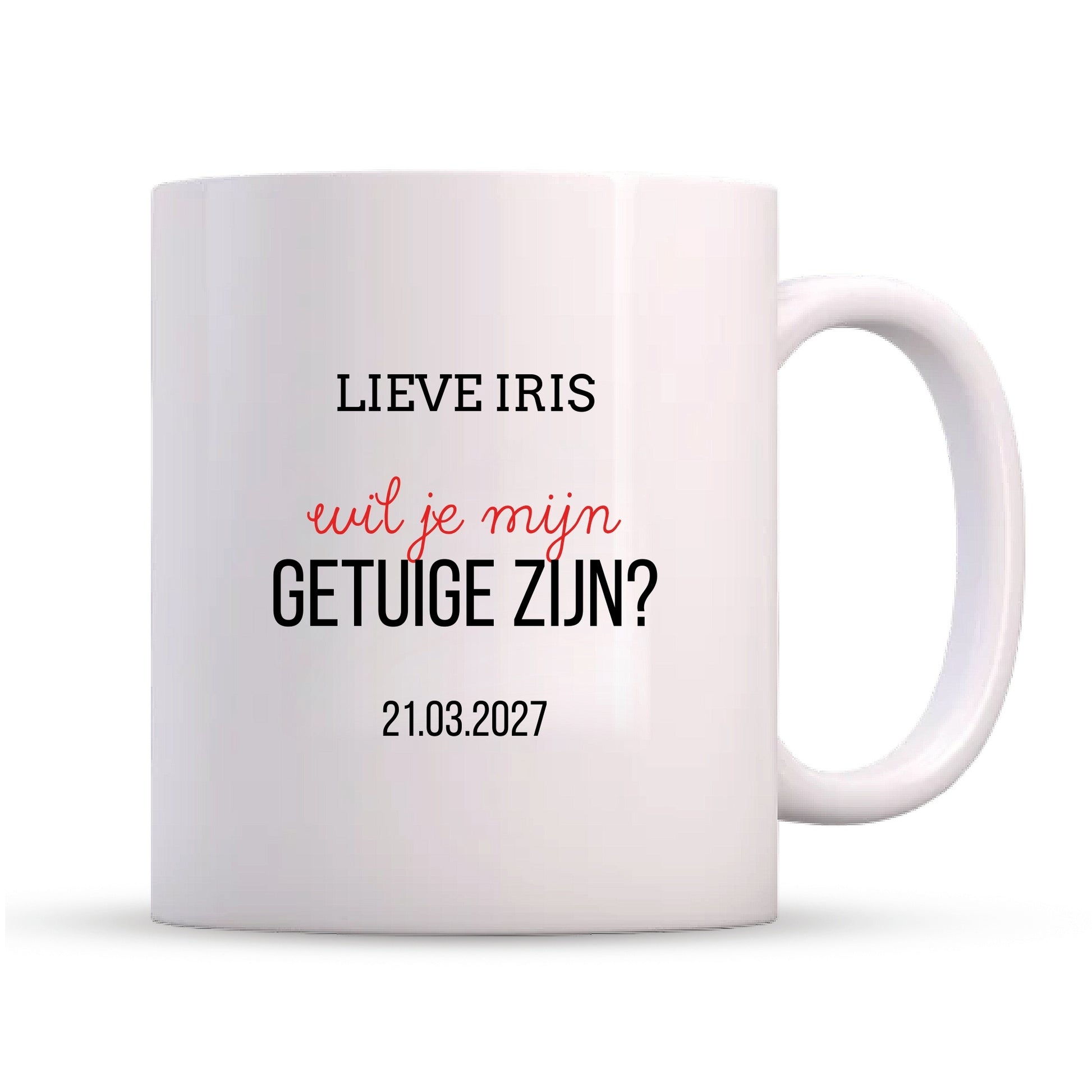 Mok Getuige vragen – Wil je mijn getuige zijn?